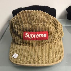 Supreme Corduroy 5 Panel Box logo Hat
